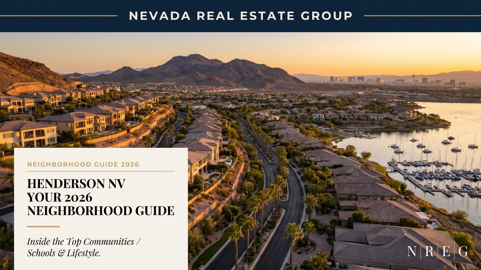 Las Vegas guard-gated community with resort pool amenities and family homes